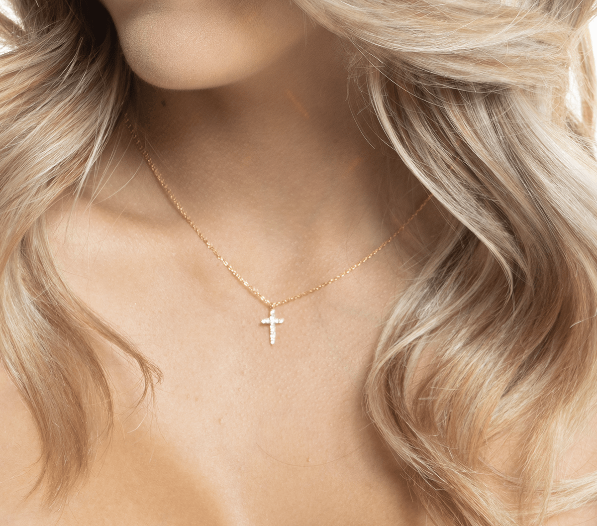 Scarlet 31 Accessories 18K Gold Plated Tetelestai Cross Necklace