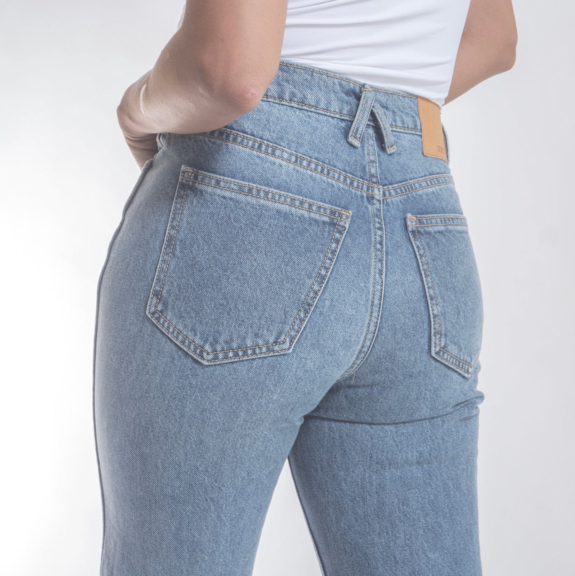 Scarlet 31 BOTTOMS Hannah High Rise Straight Leg Jeans
