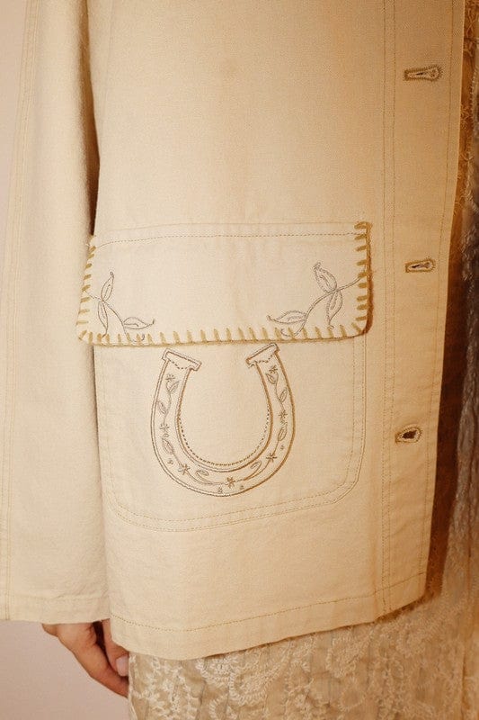 Scarlet 31 OUTERWEAR COWGIRL TWILL JACKET COWGIRL TWILL JACKET