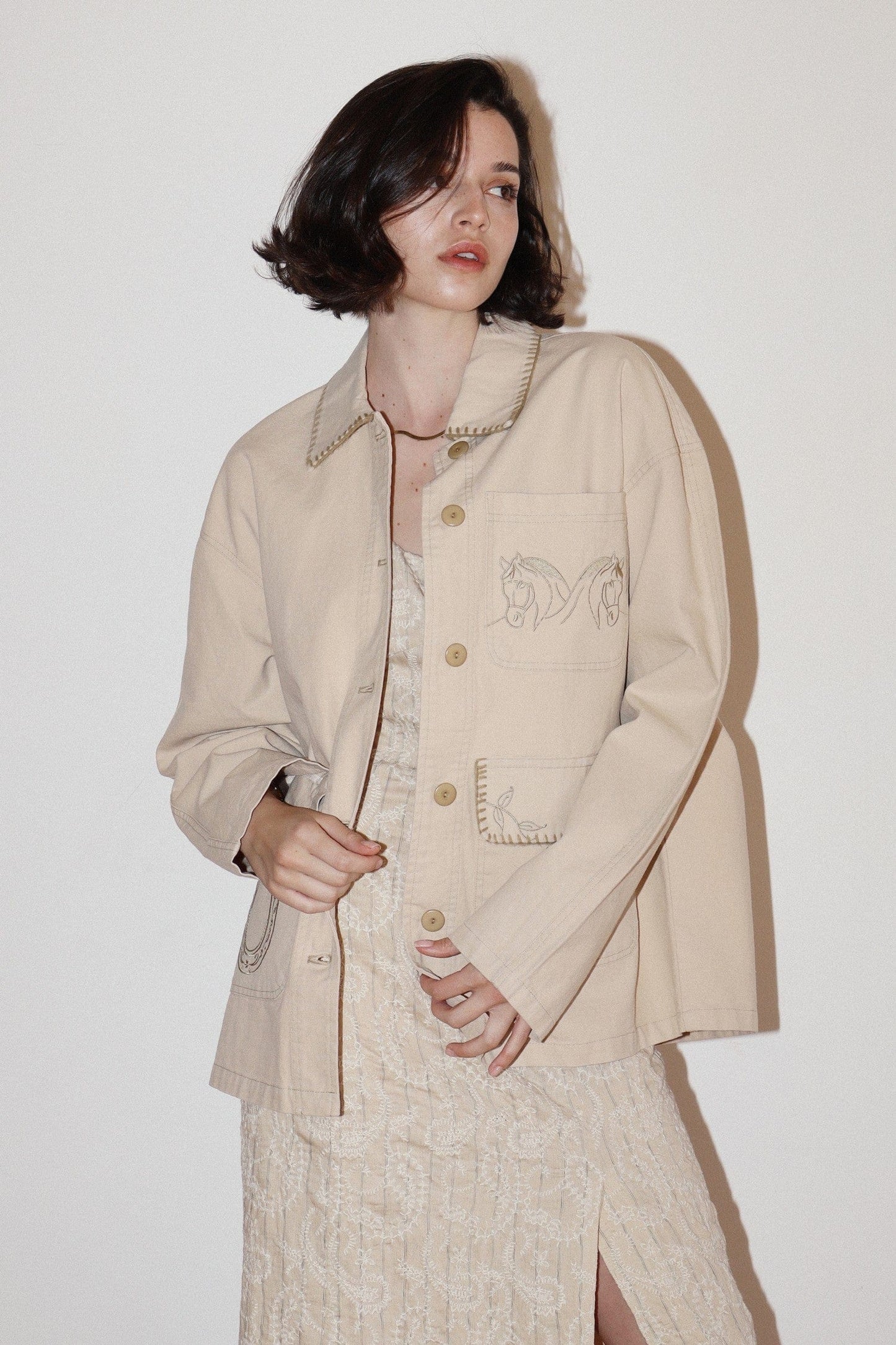 Scarlet 31 OUTERWEAR COWGIRL TWILL JACKET COWGIRL TWILL JACKET