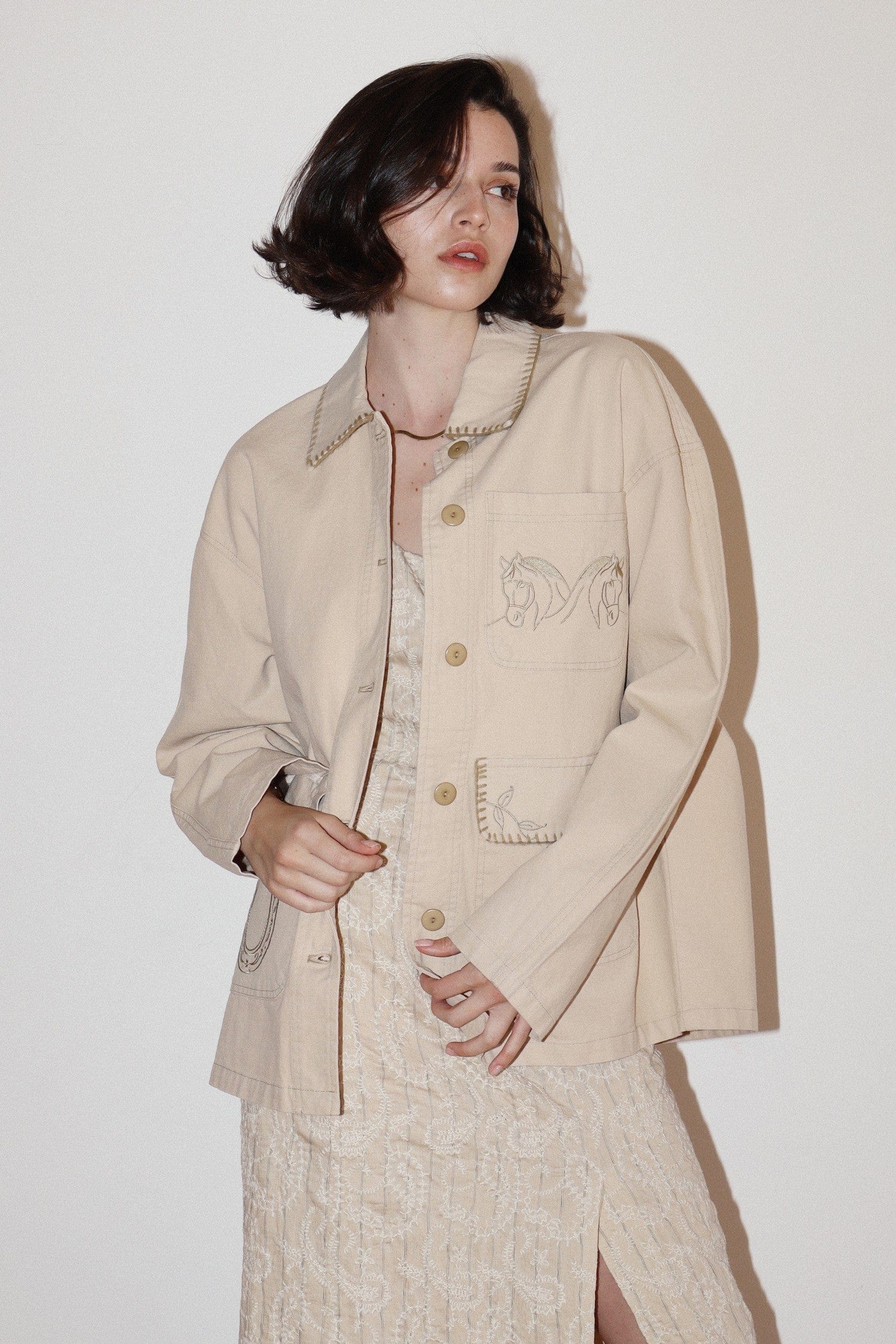 Scarlet 31 OUTERWEAR COWGIRL TWILL JACKET COWGIRL TWILL JACKET