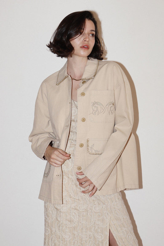 Scarlet 31 OUTERWEAR COWGIRL TWILL JACKET COWGIRL TWILL JACKET